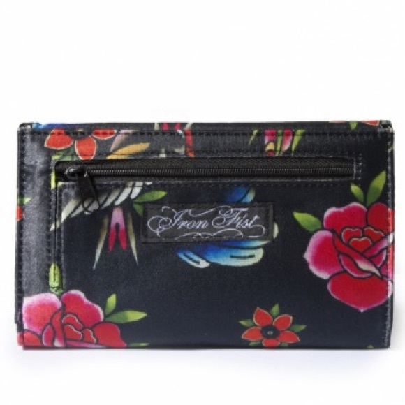 Women’s Iron Fist Medium Wallet With Bow - Picture 2 of 3